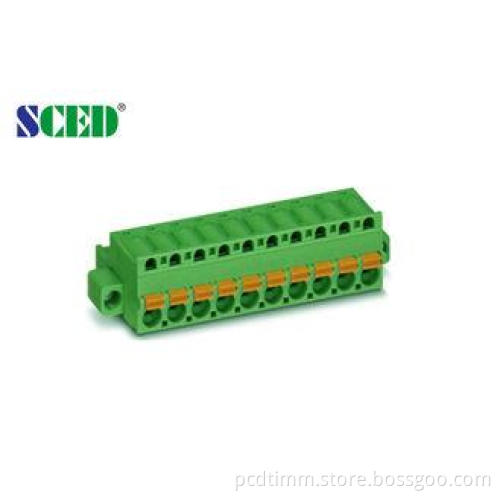Pitch 5.08mm 2P - 20P Pluggable Terminal Blocks , Plug-in T